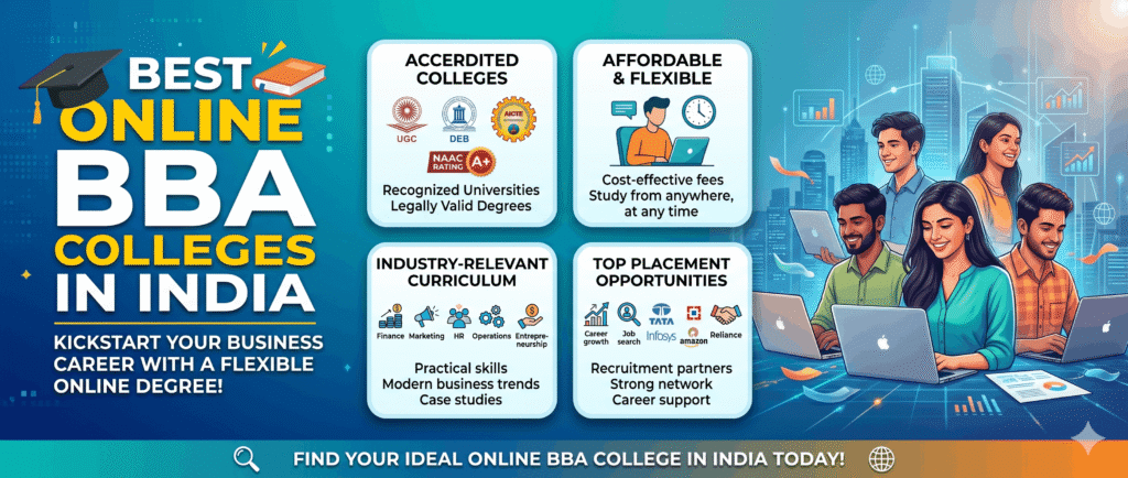 Best Online BBA Colleges in India