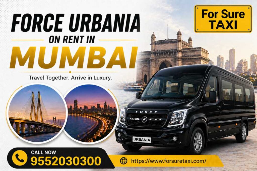 Force Urbania On Rent In Mumbai | Premium Van Service