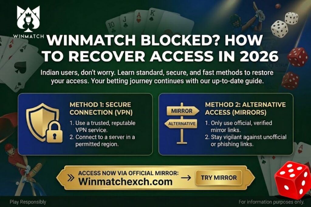 Winmatch Blocked? How to Recover Access in 2026