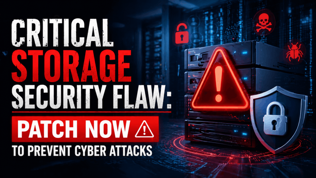 Storage Security Flaw Needs Immediate Patch