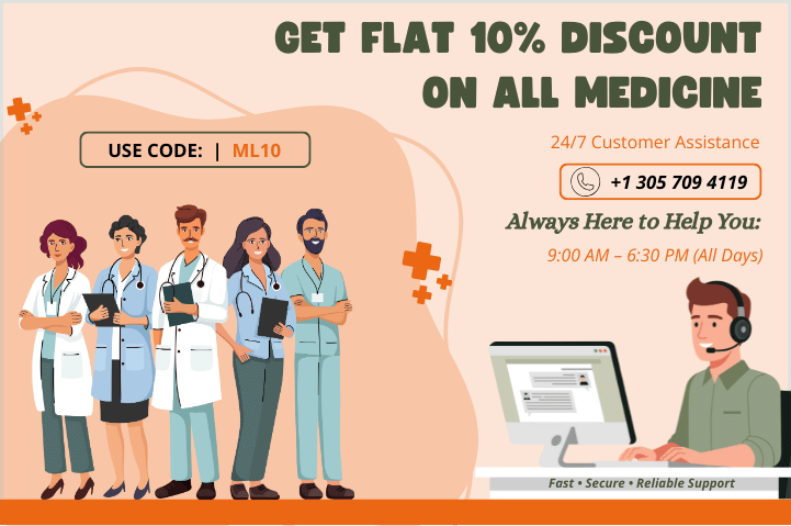 Get Affordable ED Medicines Online with 10% Off at Medslike