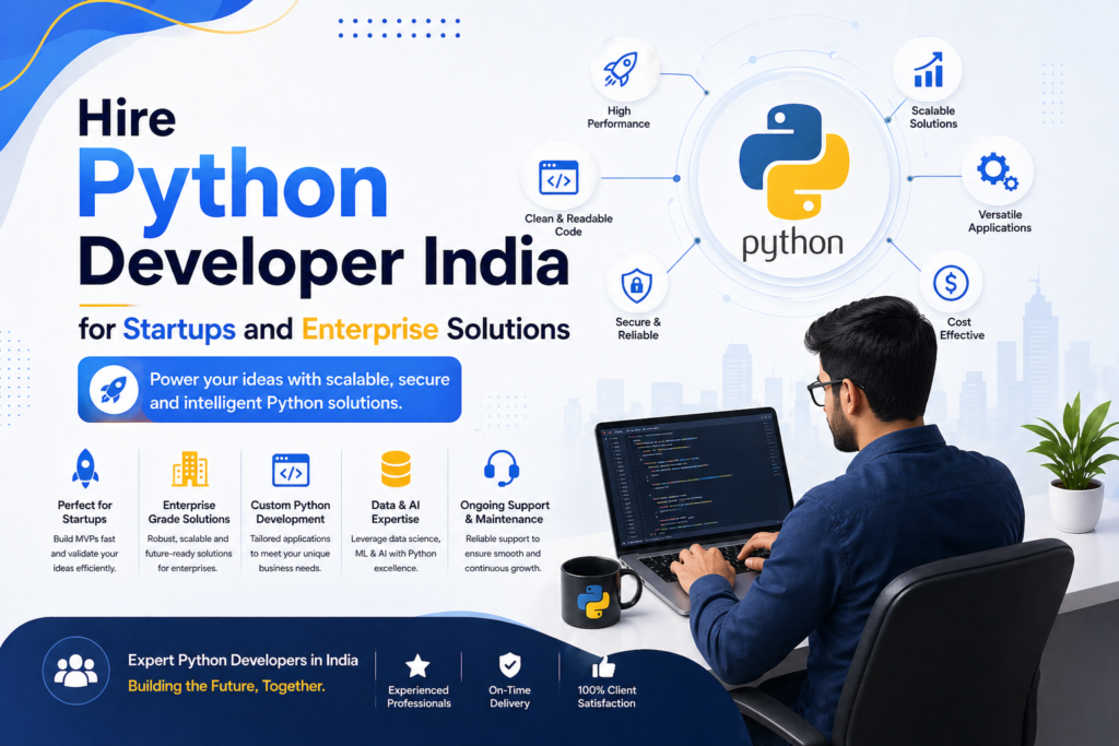 Hire Python Developer India for Startups and Enterprise Solutions