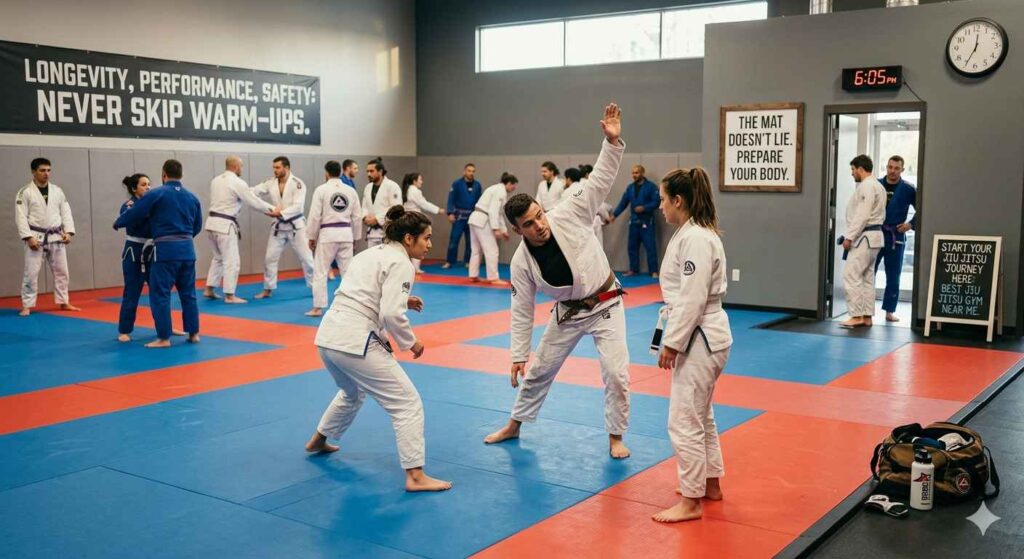 Why You Should Never Skip Warm-ups Before a BJJ Class