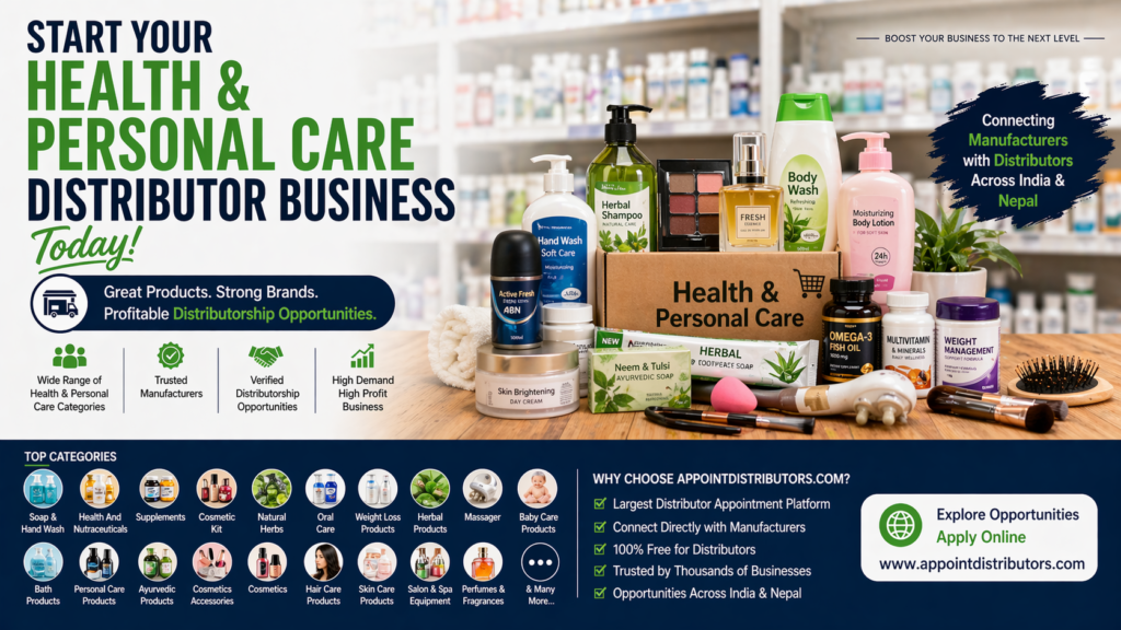 Health & Personal Care Distributor Wanted | High Demand Business