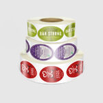 High Quality Custom Oval Roll Labels Solutions