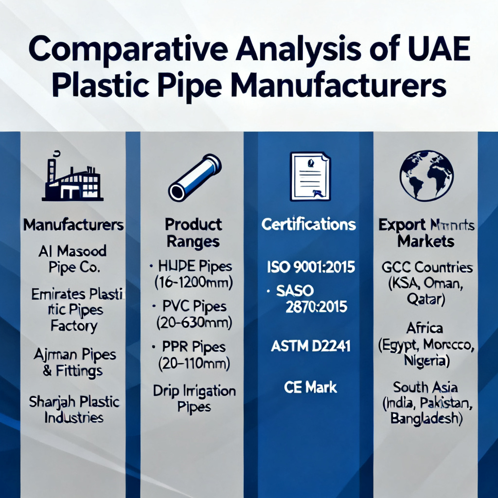 Navigating the World of Plastic Pipe Manufacturers in UAE