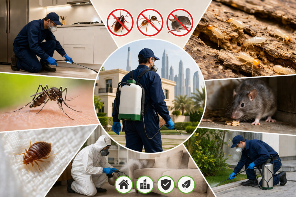 Top Pest Control Services Dubai for Cockroaches, Ants & Rodents