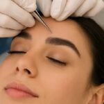 What Techniques Ensure Accurate Hair Angle in Brow Restoration?