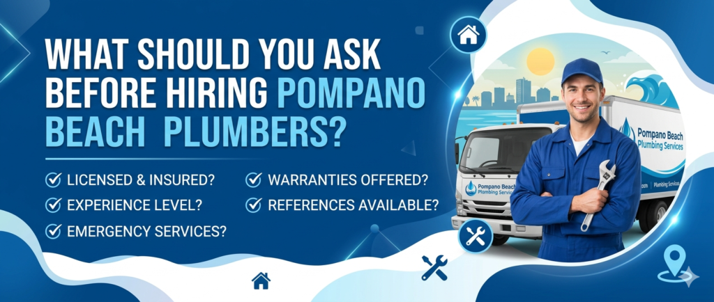 What Should You Ask Before Hiring Pompano Beach Plumbers?