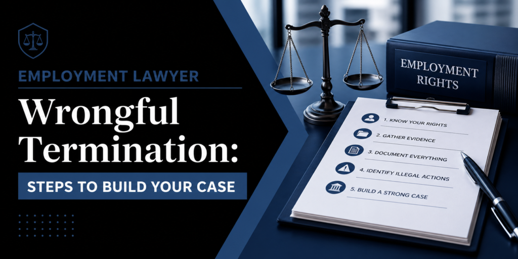 Employment Lawyer Wrongful Termination: Steps to Build Your Case