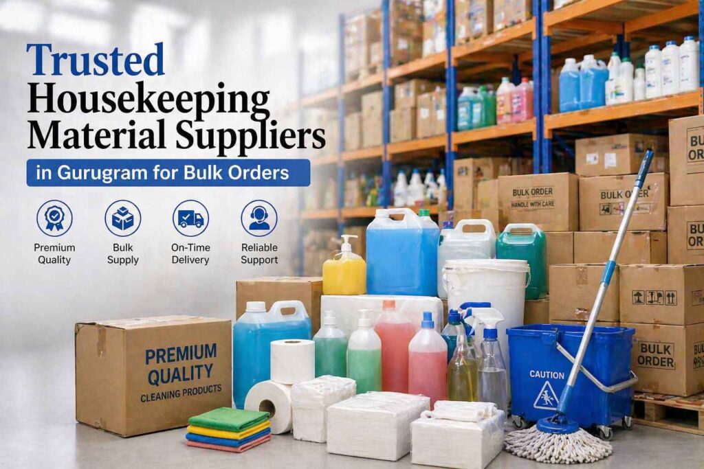 Trusted Housekeeping Material Suppliers in Gurugram for Bulk Orders