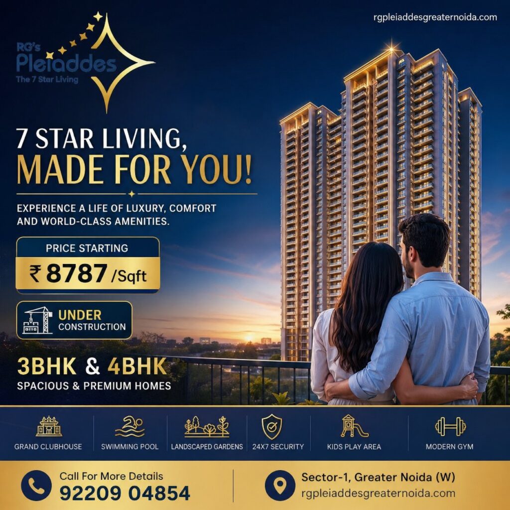 RG Pleiaddes 4 BHK Flats – Luxury Living for Modern Families