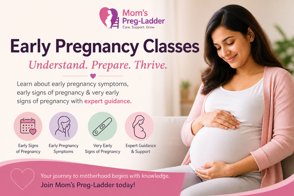 Very Early Signs of Pregnancy & Early Pregnancy Classes Guide | Mom’s Preg-Ladder