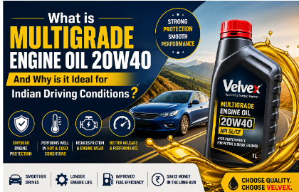 What is Multigrade Engine Oil 20W40 and Why is it Ideal for Indian Driving Conditions?