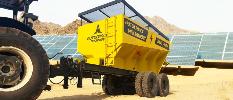 Advanced Sand Padding Solutions for Solar Power Projects