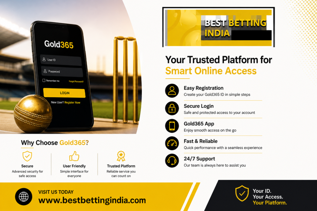 How to Create Your Gold365 ID Easily: A Complete Guide on BestBettingIndia.com