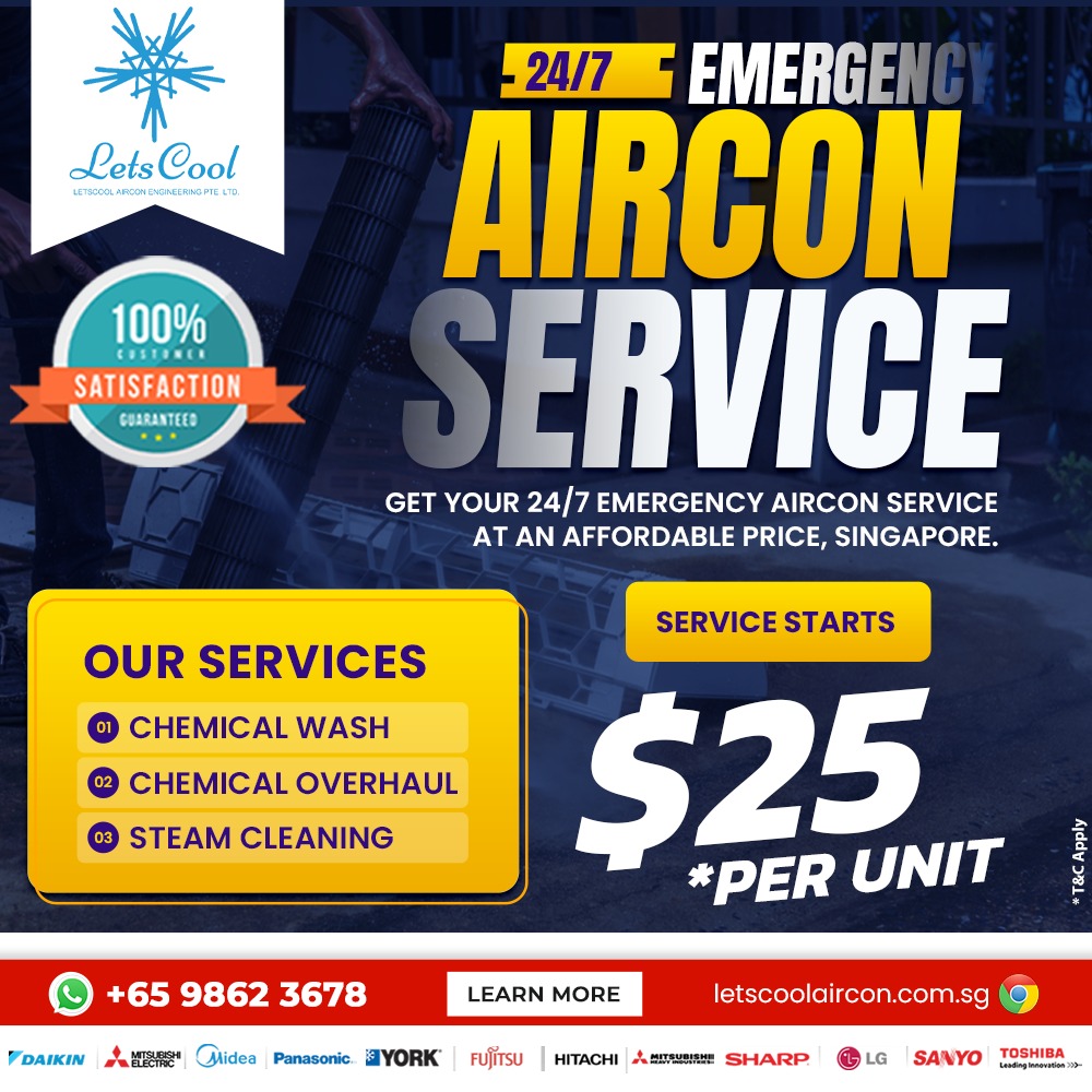 Beat the Heat with 24Hr Aircon Service SG