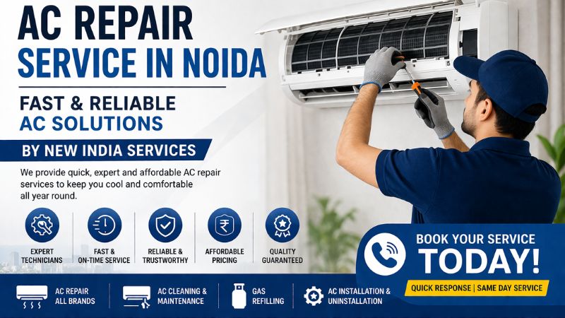 Expert AC Repair Services in Noida by New India Services