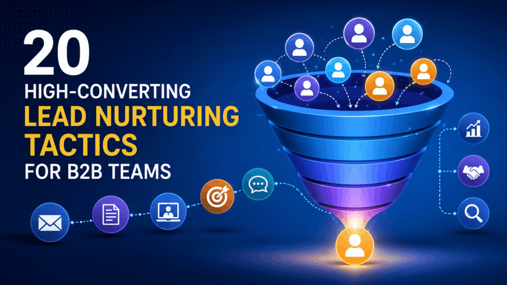 20 High-Converting Lead Nurturing Tactics for B2B Teams
