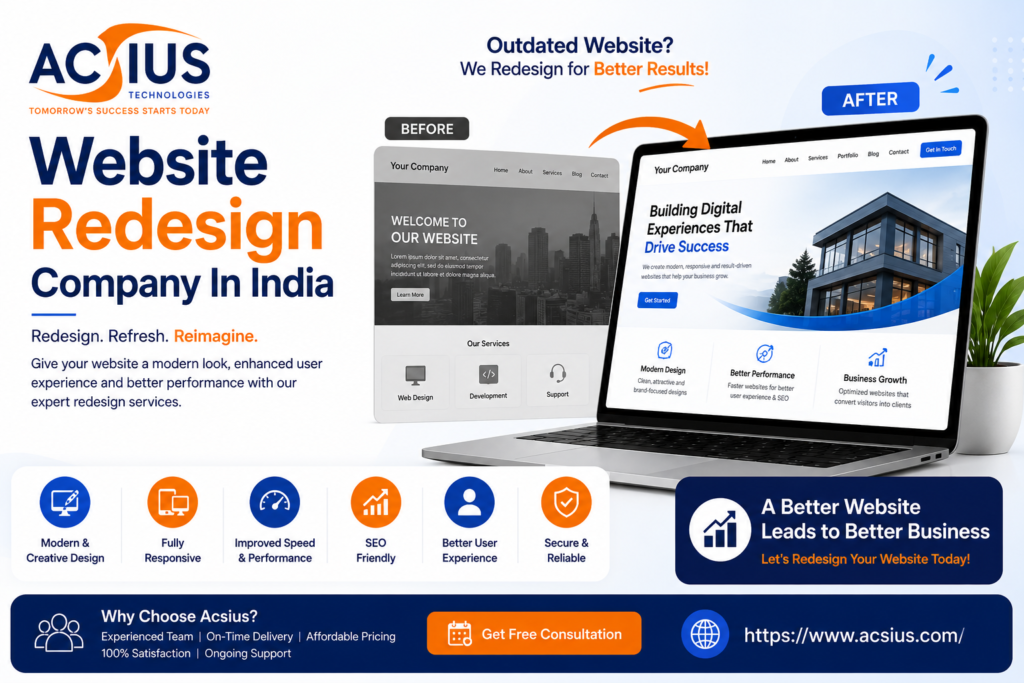 Transform Your Business with Expert Website Redesign Services in India