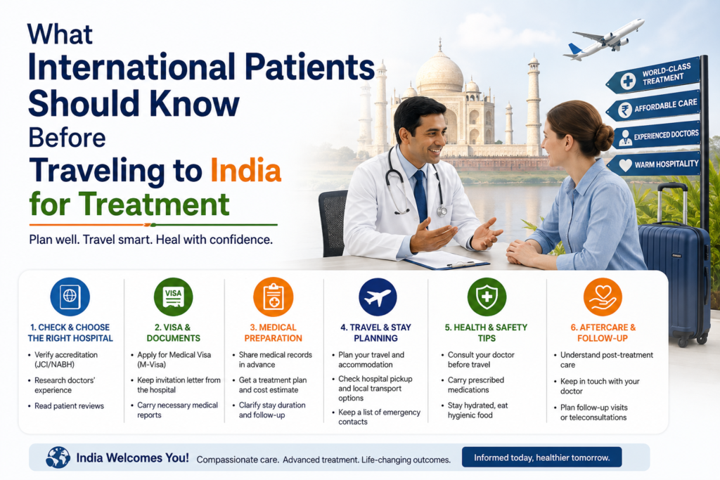 What International Patients Should Know Before Traveling to India for Treatment
