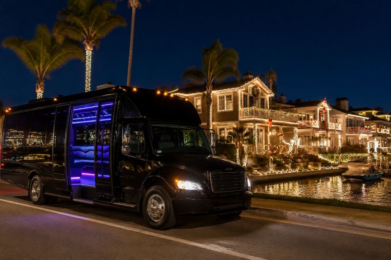 Family and Corporate Holiday Tours with Newport Beach Party Bus Rentals