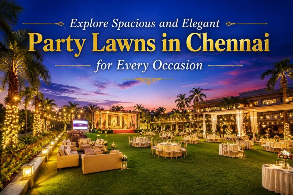 Explore Spacious and Elegant Party Lawns in Chennai for Every Occasion