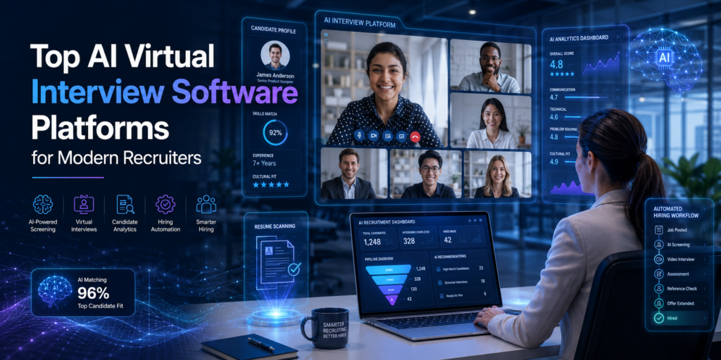 Top AI Virtual Interview Software Platforms for Modern Recruiters