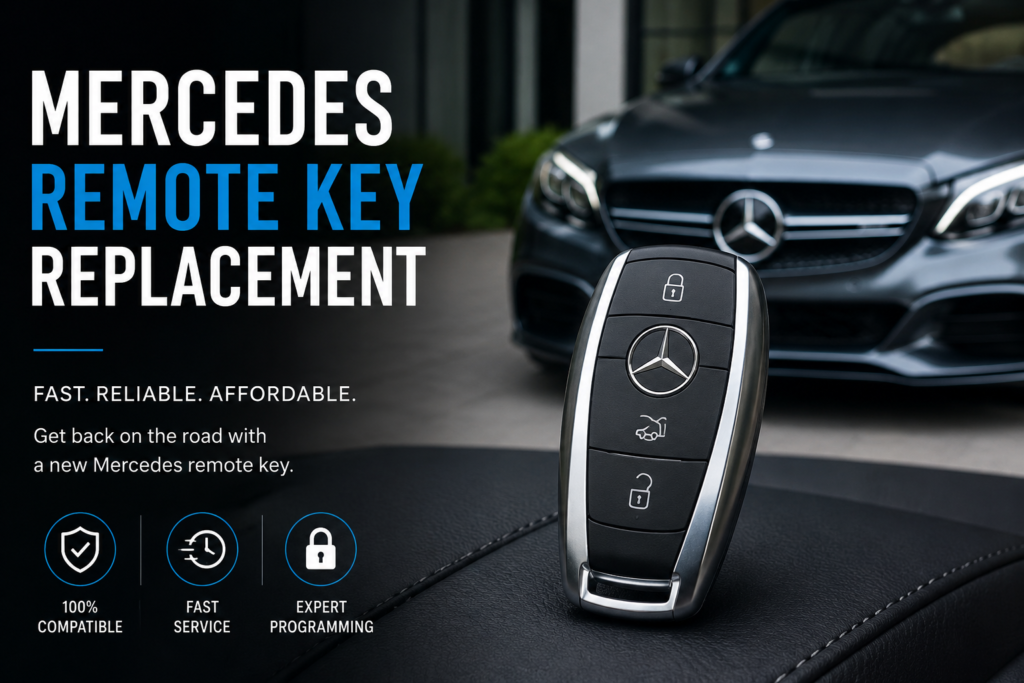 Mercedes Remote Key Replacement & Service in Miami: Fast, Reliable Solutions