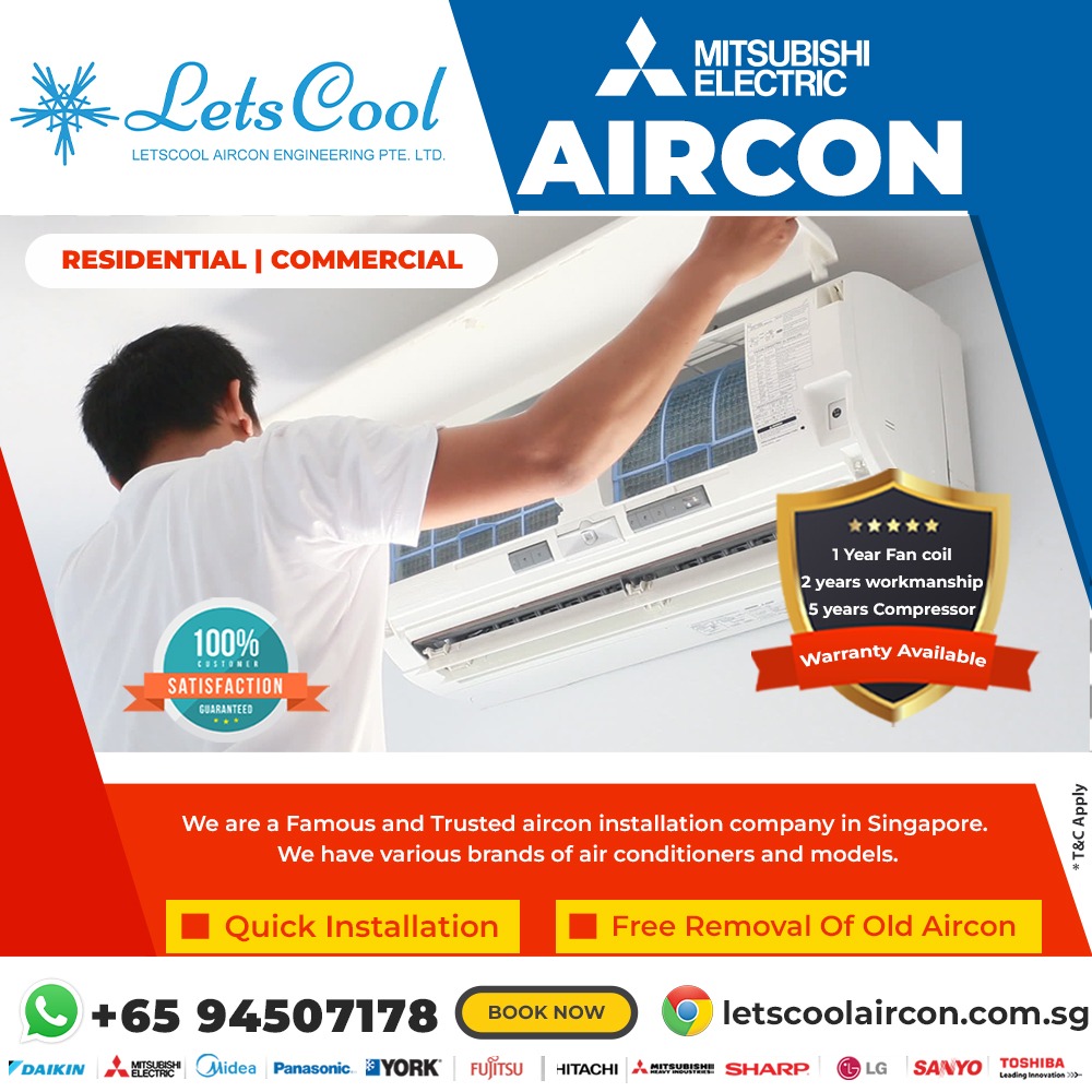 Mitsubishi Aircon Setup Singapore Fast Service