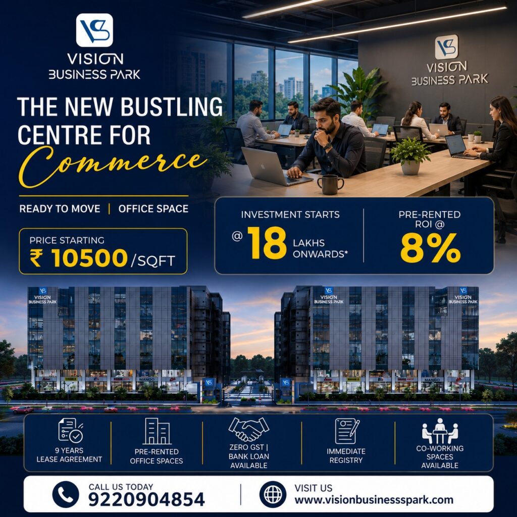 Office Space Near Sharda University – Premium Commercial Investment with Vision Business Park