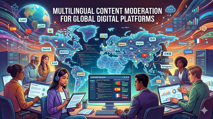 Multilingual Content Moderation for Global Digital Platforms