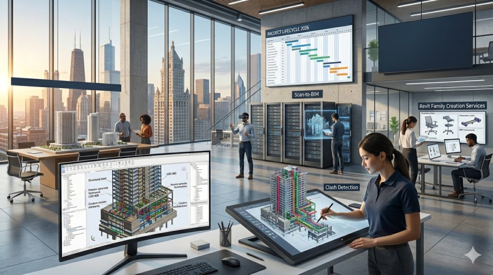Transforming the AEC Landscape: Expert BIM and Revit Modeling Services in the USA