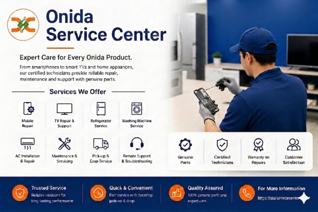Does Onida Service Center Provide Original Spare Parts?