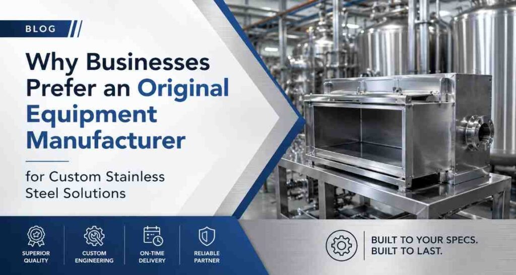 Why Businesses Prefer an Original Equipment Manufacturer for Custom Stainless Steel Solutions