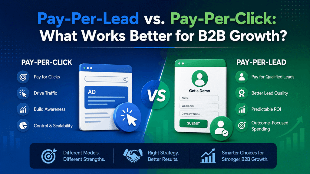 Pay-Per-Lead vs. Pay-Per-Click: What Works Better for B2B Growth?