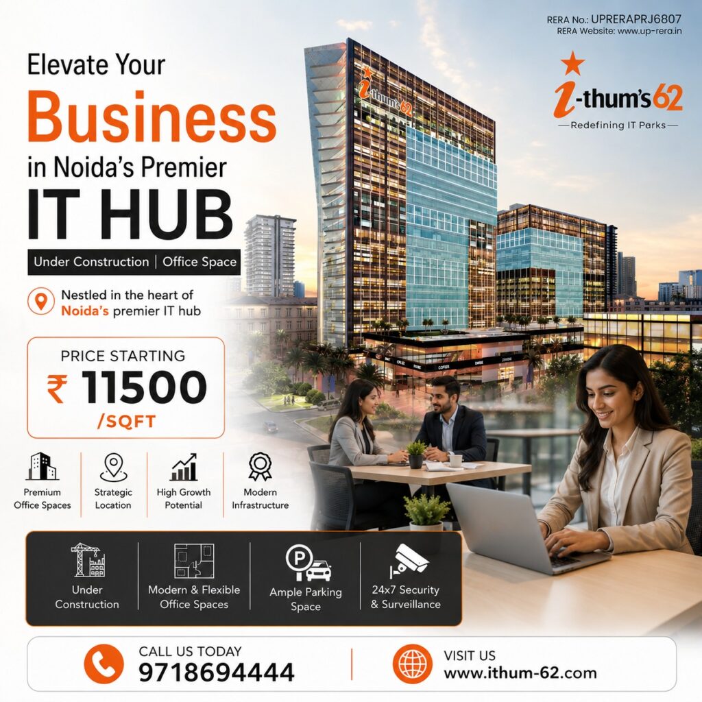 Office Space in Sector 62 Noida – Premium Commercial Hub for Modern Businesses
