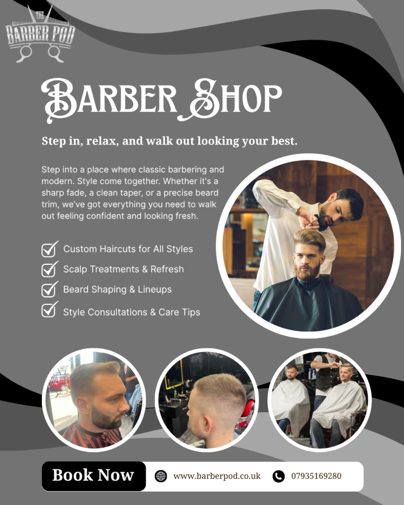 Upgrade Your Style with Professional Haircuts, Beard Trims & Shaves