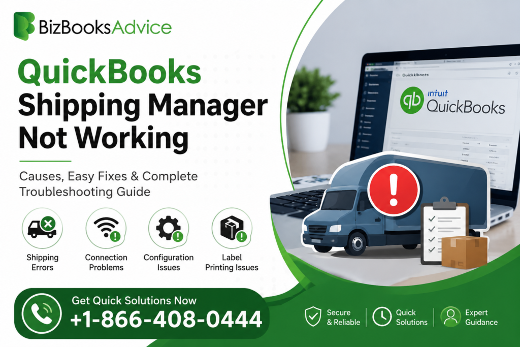 QuickBooks Shipping Manager Not Working: Easy Solutions
