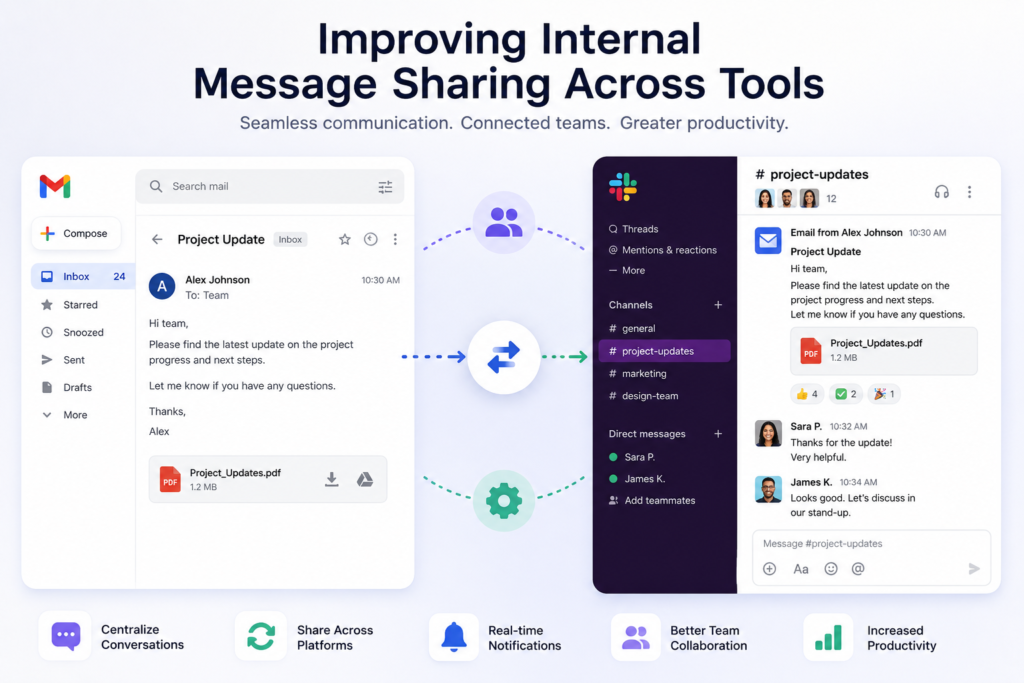 Improving Internal Message Sharing Across Tools