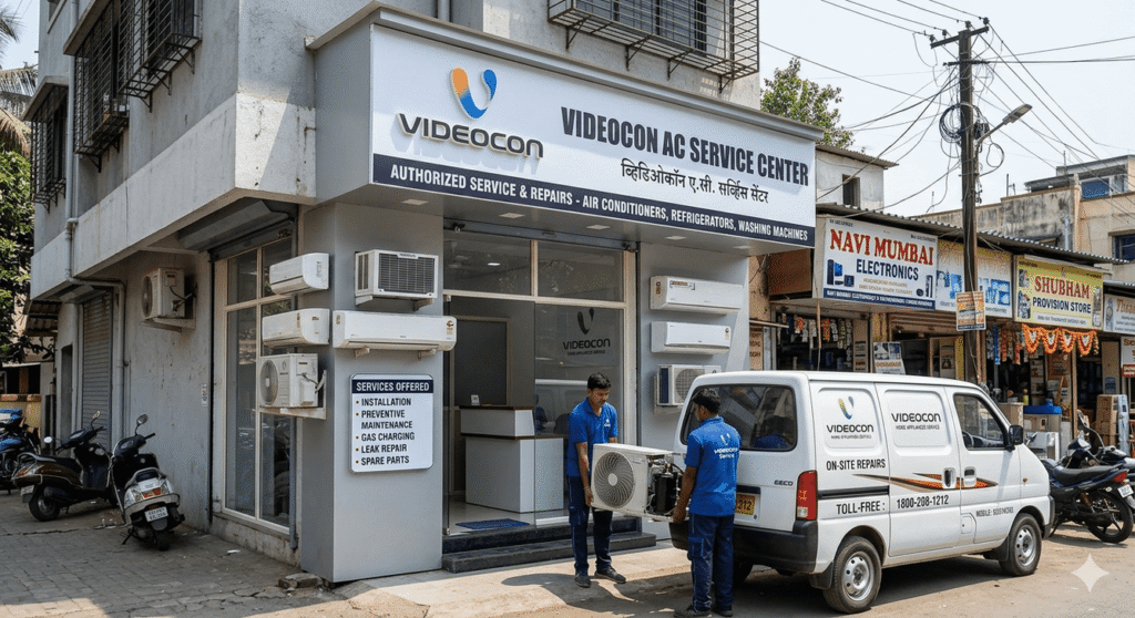 Does Videocon AC Service Center provide AC condenser cleaning services?