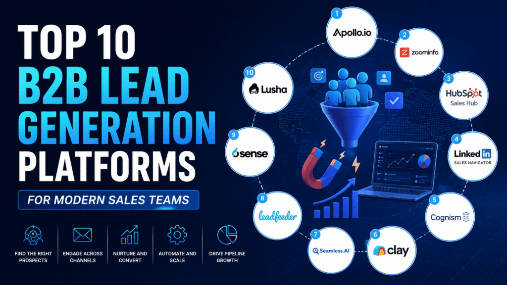 Top 10 B2B Lead Generation Platforms for Modern Sales Teams