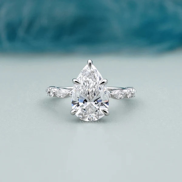 The Growing Demand for Pear Cut Diamond Engagement Rings Worldwide