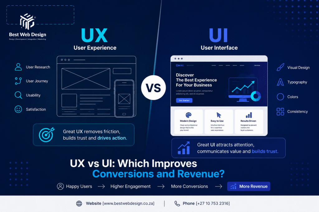 UX vs UI: Which Improves Conversions and Revenue?