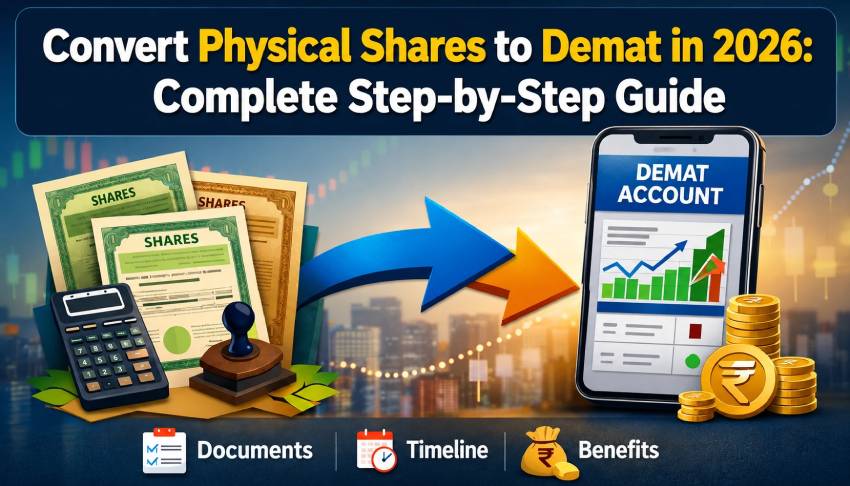 How to Convert Physical Shares to Demat in 2026 Guide