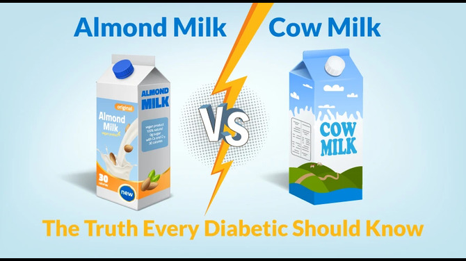 Almond Milk vs Cow Milk: What Diabetics Should Really Know