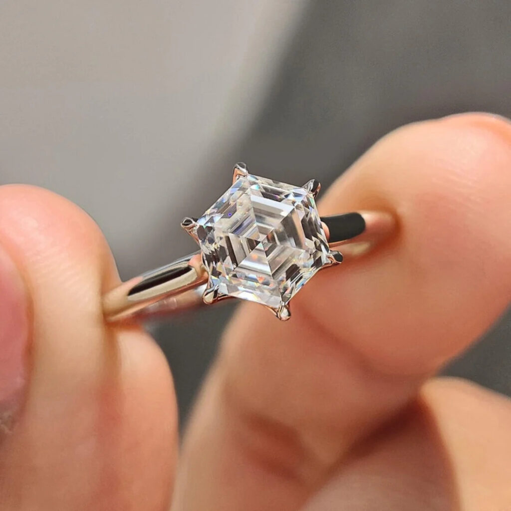 Hexagon Engagement Rings: The Bold Geometric Trend Redefining Modern Romance