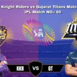 KKR vs GT IPL Match Scorecard IPL 2026 IPL Match no 60