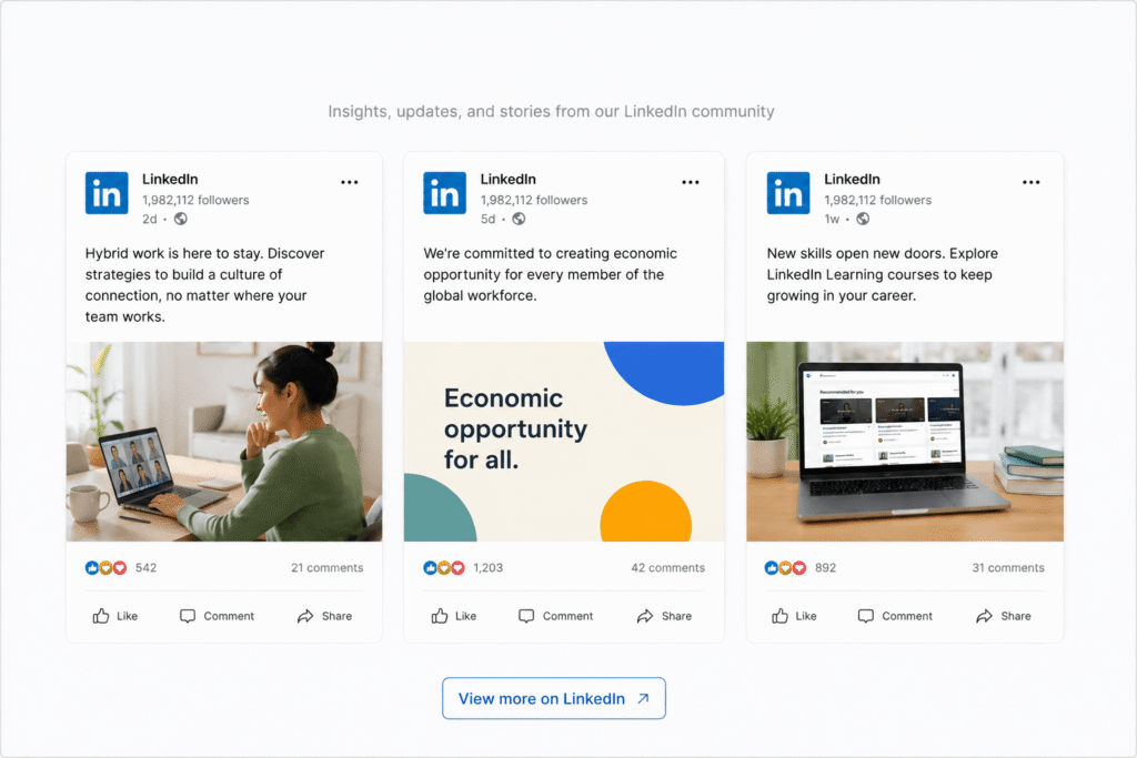 How to Use a LinkedIn Feed on Website for Lead Generation