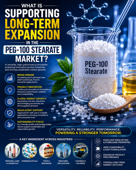 What Is Supporting Long-Term Expansion in the PEG-100 Stearate Market?